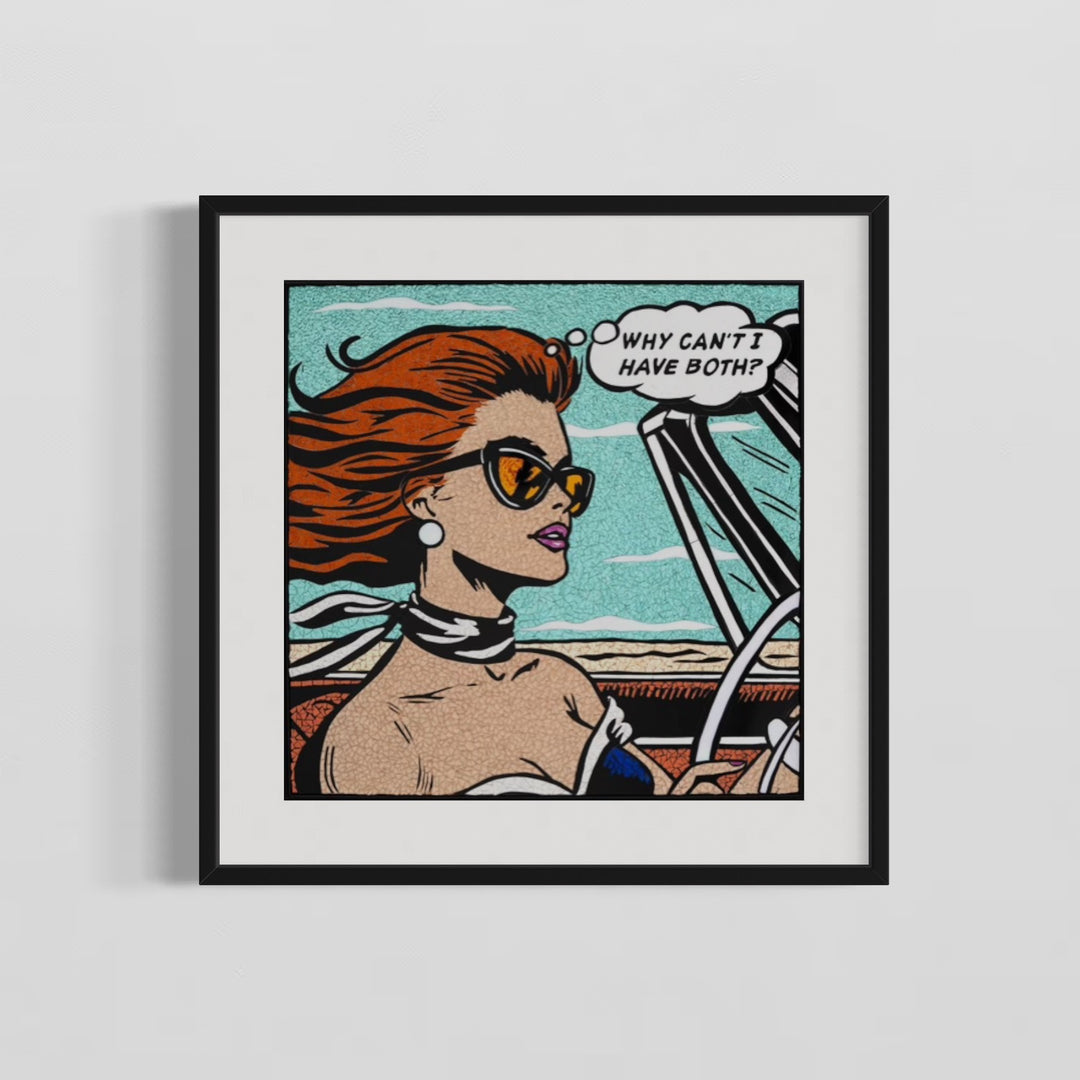 Drive Limited Edition Hand Embellished Print