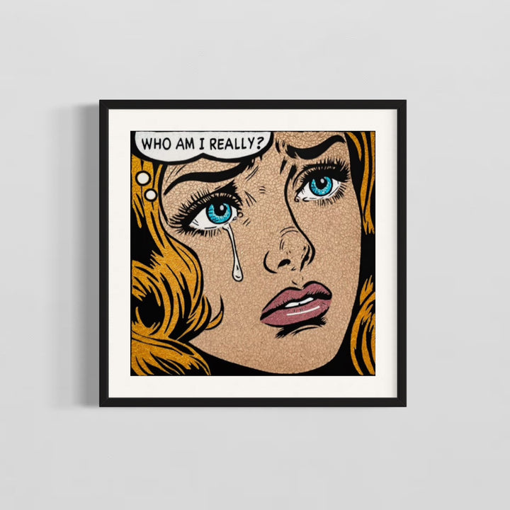 Identity Crisis Limited Edition Hand Embellished Print