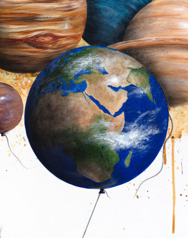 Key to the World Limited Edition Hand Painted Gicleé Print