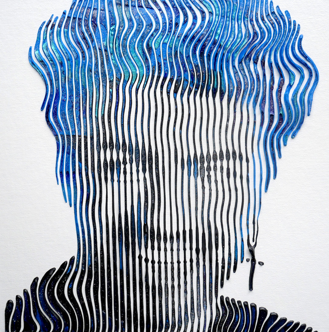  WHAM! Pop-Art Portrait Mixed-Media Pop 3D 3Dimensional Original Art George Michael Icon Musician 80s W