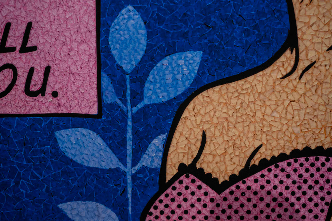 Lavender Limited Edition Hand Embellished Print