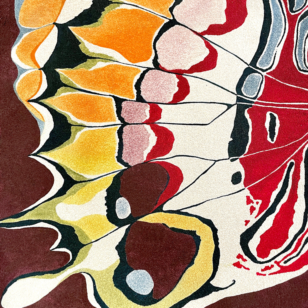 Butterfly, Maroon, Orange, Nature, Naturist, Abstract, surrealism, Surrealist