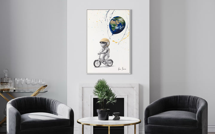 The Space Boy Limited Edition Hand Painted Gicleé Print