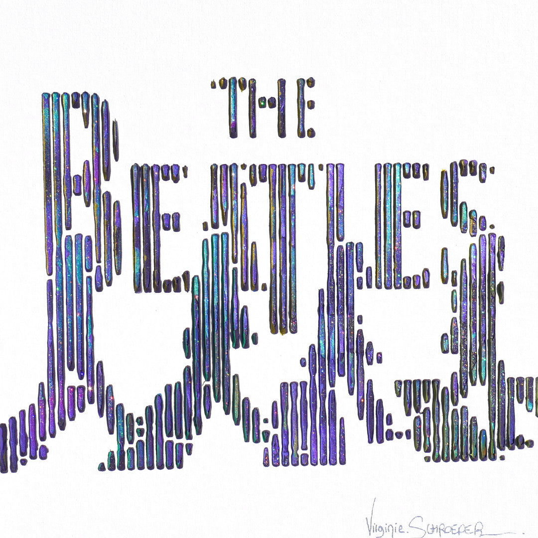 the beatles abbey road walking across street iconic album art in acrylic george john ringo paul