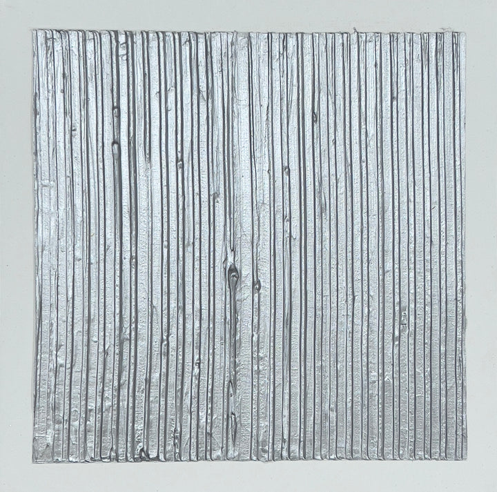 Silver, Textural, Metallic, Abstract, Wabi-Sabi, Contemporary,3dimensional 